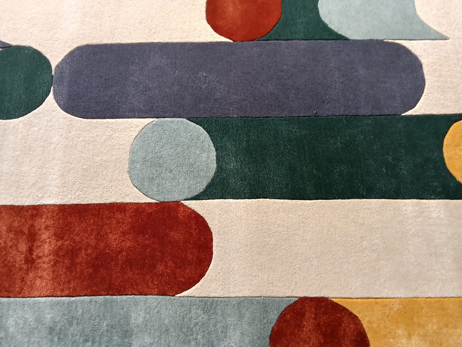 WhatsApp Image 2026-10-19 at 10.21.27 AM (1) Multicolour Geometric Hand-Tufted Area Rug - Image 3